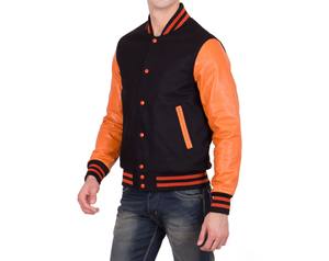 Chaqueta universitaria con cuello levantado para hombre, novedad de 2025, abrigo de béisbol, forro polar, bolsillo ecológico, estilo callejero, servicio OEM - Product Image 3