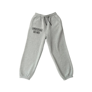 Pantalons de jogging unisexes en molleton de coton léger 2026, pantalons de survêtement unisexes à séchage rapide avec logo personnalisé, bandes latérales, pantalons surdimensionnés pour hommes - Product Image 6
