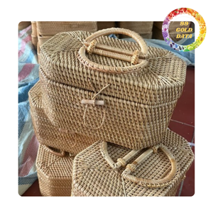 Bolso de mano y bolso de mimbre hecho de paja de mimbre natural | Listo para trajes de verano | Proveedores de Vietnam - Product Image 4