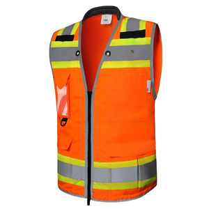 Ropa DE SEGURIDAD reflectante de poliéster 100% con logotipo personalizado ropa de trabajo de construcción de alta visibilidad multibolsillo para uso en tráfico - Product Image 2