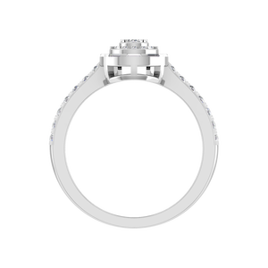 Original VVS D Moissanite Teardrop Cluster Ring pour les femmes 925 Sterling Silver Fine Jewelry Engagement Style Wedding OEM ODM - Product Image 4