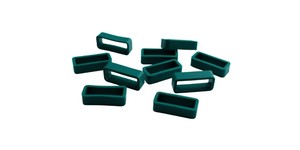 Pulseras inteligentes transpirables unisex de lujo de silicona verde de 20mm para hombres y mujeres, correas de reloj de accesorios - Product Image 5