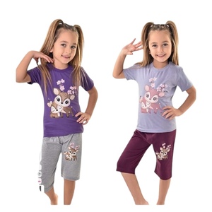 Pijamas de Algodón Suave para Niños, Manga Larga, 2 Hilos Interlock, 1-4 Años, Invierno, Niños y Niñas, con Estampado - Product Image 1