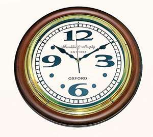 Reloj de pared con marco redondo de latón para el hogar y la Oficina, decoración de pared personalizada, hecho a mano, superventas - Product Image 5