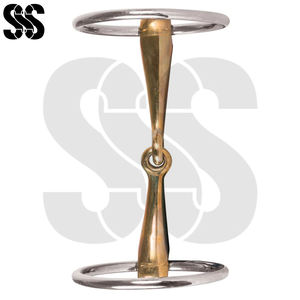 Bridons à anneau lâche de haute qualité pour chevaux, en acier inoxydable, sûrs et durables, équipement d'équitation, support latéral stable, prévient les chutes - Product Image 4