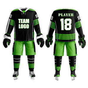 Jersey de Hockey sobre Hielo de Alta Calidad 100% Algodón, Diseño Personalizado Gratuito, Uniforme Sublimado, Ropa de Hockey sobre Hielo Elegante con Colores y Logotipo Personalizados - Product Image 2