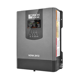 ริช โซลาร์ โนวา 2K12 อินเวอร์เตอร์คลื่นไซน์บริสุทธิ์ 2000W 12V ประสิทธิภาพ 94% สำหรับระบบไฮบริดแบบออฟกริด - Product Image 1
