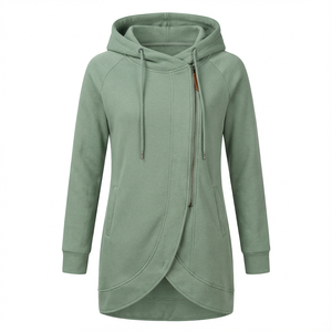 <b>Women</b> <b>Hoodie</b> Jackets Top With Zipper Pocket Winter Keep Warm <b>Hoodie</b> Sweatshirts For <b>Women</b> In <b>Navy</b> Blue Soft And Stylish <b>Hoodie</b> - Product Image 6