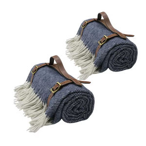 Manta de espiga azul marino de nuevo diseño de alta calidad, ropa usable estándar del fabricante indio - Product Image 6