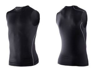 Diseño personalizado Hombres Gimnasio Fitness Set Secado rápido Compresión Camiseta sin mangas Ropa deportiva Ropa de entrenamiento - Product Image 2