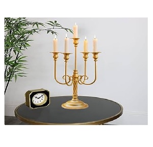 Superbe qualité aluminium bougeoir chandelier décoration créative métal bougeoir Royal conçu bon semble personnalisé - Product Image 2