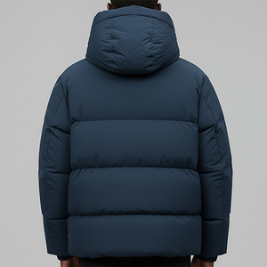 Blouson Bomber Homme Personnalisé Grande Taille en Toile Imperméable, Épais et Chaud, Col Montant, pour l'Extérieur et l'Hiver - Product Image 6