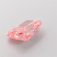 Vente en gros usine – Pierres synthétiques roses taille radiant cultivées en laboratoire, certifiées IGI, en vrac, pour bijoux haut de gamme (pendentifs, colliers, boucles d'oreilles)