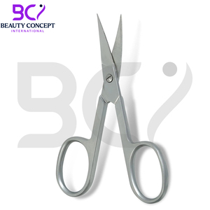 Petits ciseaux en acier inoxydable avec lame tranchante incurvée pour couper les ongles des orteils sourcils cils peau sèche soin des ongles - Product Image 2