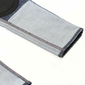Pantalones vaqueros de moto Blindados de mezclilla azul con protectores de rodilla CE Nivel 2 transpirables de secado rápido ajuste recto para hombres-D-Ride Moto - Product Image 3