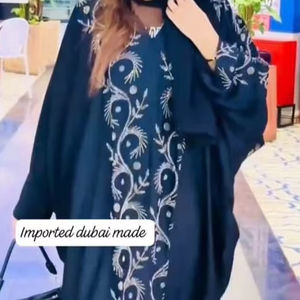 ชุดคาฟตันอาบายาสำหรับสตรีมุสลิมแบบดั้งเดิมหรูหราพร้อมเครื่องประดับสไตล์ดูไบ - Product Image 1