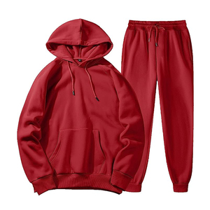 100% coton Sport costumes européen américain tendance Fitness sweats à capuche pantalons de survêtement mince décontracté mode survêtements vêtements deux pièces ensemble - Product Image 3