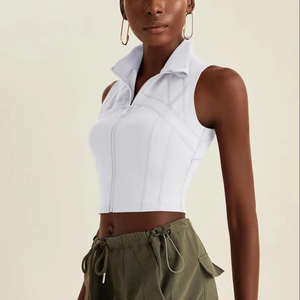 Athletic Jacket Women Workout Jackets Gym Clothes Bbl <b>Crop</b> Yoga Running Pullover Activewear Fitted Compression dry jogging wear - Product Image 1