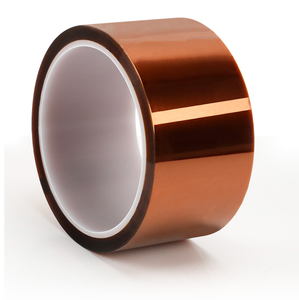 Cinta de enmascarar adhesiva de doble cara <span class=keywords><strong>Goldfinger</strong></span> para la industria de recubrimientos en polvo, cinta de película de poliimida de alta temperatura, material PET - Product Image 3