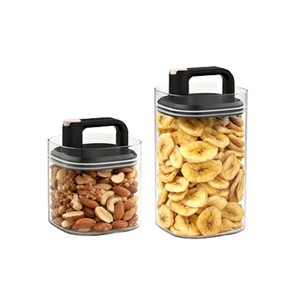 Recipientes de Almacenamiento de Alimentos Herméticos de Vidrio de Borosilicato al Vacío Cubi de Alta Calidad al por Mayor, Tapas con Clip, Diseño Moderno para Regalos - Product Image 1