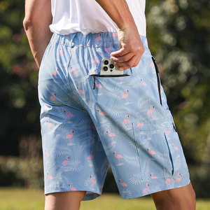 OEM Custom Logo <b>Men's</b> Breathable Mesh Board <b>Shorts</b> Knee Printed <b>Shorts</b> Solid Corduroy 6XL Gym Use Sublimation Print <b>Boxer</b> <b>Shorts</b> - Product Image 2