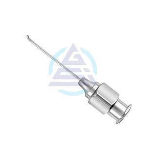 Pulidor de cápsulas quirúrgico Rubman Katzin, cánula, Punta impregnada de carburo, instrumentos quirúrgicos lisos de extremo cerrado - Product Image 1