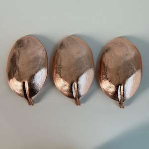 R B Overseas Lot de 3 bols à fruits secs en feuilles de haute qualité pour l'occasion de mariage et de fête avec le prix le plus bas en Inde - Product Image 3