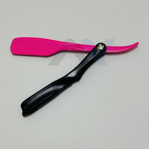 Maquinilla de Afeitar de Estilo Pinch de Marca Privada, Color Rosa, Mango de Plástico Antideslizante, Cuchilla de Afeitar Plegable de Acero Inoxidable - Product Image 2