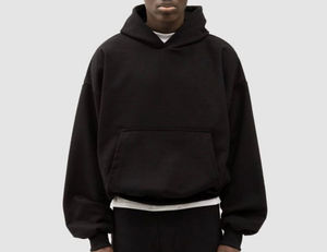 Sweat-shirt à capuche pour homme de haute qualité 100% coton, décontracté, surdimensionné, uni, tricoté, sweats à capuche et sweat-shirts pour homme, design personnalisé - Product Image 5