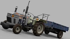 Tracteur agricole d'occasion Eicher 485 de haute qualité à prix d'usine, 140 CV, moteur Kohler, 2 roues motrices, équipement agricole robuste, haute performance - Product Image 4