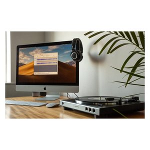 Reproductor de Casetes y Tocadiscos USB LP60X de Nivel Básico en Color Gris Metálico - Product Image 5