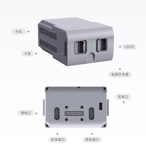 แบตเตอรี่สำรองสำหรับหุ่นยนต์สุนัข Go2 ชาร์จเร็ว ใช้งานได้นาน ใช้ร่วมกับหุ่นยนต์ G1 แบตเตอรี่หุ่นยนต์ความจุสูง - Product Image 5