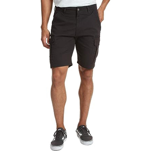 2024 Men's Summer <b>Cargo</b> <b>Shorts</b> with <b>Elastic</b> <b>Waist</b> Custom Logo Loose Fit for Casual Outdoor Sports Solid Pattern - Product Image 6