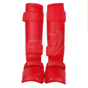 Espinilleras OEM directas de fábrica al por mayor venta personalizada de protectores de empeine de boxeo para adultos con función de protección Espinilleras/espinilleras gratis - Product Image 1