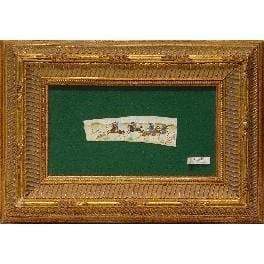Pintura en Acuarela Persa en Miniatura, Arte Fino Hecho a Mano, Decoración de Pared para el Hogar, 11 X 15, Abczag-1 - Product Image 1