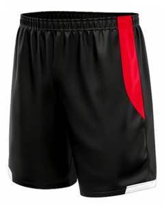 Conjunto de Uniforme de Fútbol Personalizado Rojo y Negro con Pantalones Cortos, Transpirable, de Poliéster, para Entrenamiento, Partido, Ropa Deportiva de Equipo - Product Image 4