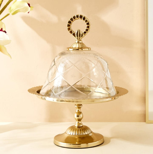 แท่นวางเค้กโลหะทับทิมแบบทันสมัยสีดำเงินสำหรับงานแต่งงานและงานวันเกิด - Product Image 2