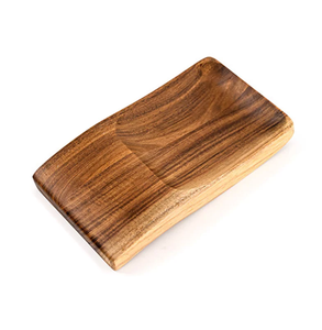 Soporte para cuchara de madera de acacia, soporte para cuchara de madera para mostrador de cocina, organizador F, cuchara para cubiertos, soporte para cubiertos de Bambú - Product Image 2