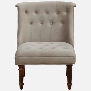 Modern Ludovic <b>Velvet</b> Slipper <b>Chair</b> for Living Room Elegant Comfortable <b>Chair</b> for Home Use - Product Image 4
