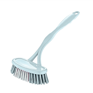 Brosse de nettoyage de baignoire ergonomique en plastique, poils doux pour un nettoyage en profondeur, manche durable, écologique, salle de bain, douche, carrelage - Product Image 3