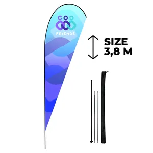 Drapeau en forme de larme Vriesea, marchandises promotionnelles pour la publicité et les événements - Product Image 1