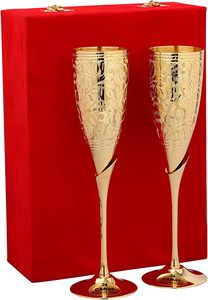 Verre à cocktail en laiton doré, design en verre gaufré, très vendu, capacité 300 ml, fabrication artisanale, design de luxe pour restaurant et bar - Product Image 3