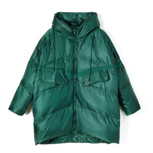Premium femmes réversible hiver chaud doudoune haute qualité coupe-vent imperméable coton écologique col à capuche Direct - Product Image 5