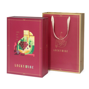 Premium rigid <b>magnetic</b> wine <b>gift</b> <b>boxes</b> wholesale custom logo wine bottle packaging <b>boxes</b> - Product Image 3