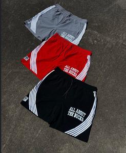 Shorts Deportivos para Hombre, Estilo Americano, Sólidos, de Alta Calidad, Casuales, para Fitness, Secado Rápido, Transpirables, Cintura Elástica, Diseño Personalizado - Product Image 1