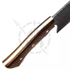 Couteaux de chef japonais forgés à la main Timur Enterprises, acier Damas, manche en bois de noyer, écologiques, compatibles lave-vaisselle - Product Image 4