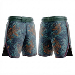 Shorts de compression de boxe pour hommes Modern Movements, imprimés par transfert thermique, anti-humidité, coupe athlétique - Product Image 5