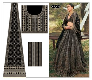 Georgette digital print fabric make to fancy dress material - Product Image 6