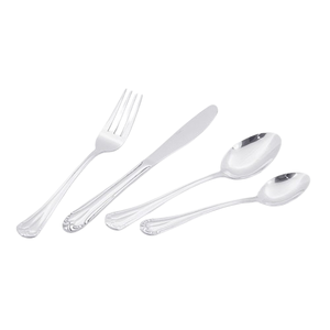 Competitive Price Directly Supply Stainless Steel Cutlery Set, Silver Mirror Finishing Unique Design <b>Flatware</b> For Wedding Events - Product Image 1