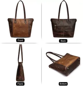 Quantité minimale de commande bas femmes sac à main en cuir/sac fourre-tout en cuir pour femmes dans le prix de vente entier/sac à main pour femmes mode fourre-tout sac en cuir - Product Image 4